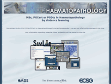 Tablet Screenshot of haematopathology.york.ac.uk